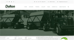 Desktop Screenshot of daltontrucking.com